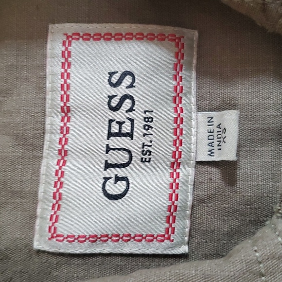 VINTAGE LONG SLEEVE ROMPER KHAKI GREEN BUTTON DOWN XS - Picture 3 of 13